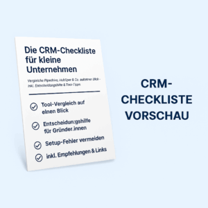 CRM Checkliste für kleine Unternehmen